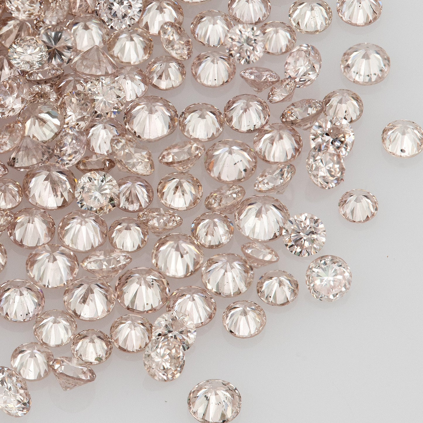 Fancy Pink Rose AA (8PR) | Argyle Pink Rose Diamonds 0.25ct | Mix Scoop | Fancy Rose Pink Natural Diamonds | Round | Australian Diamonds | Australia | Melee | Accents