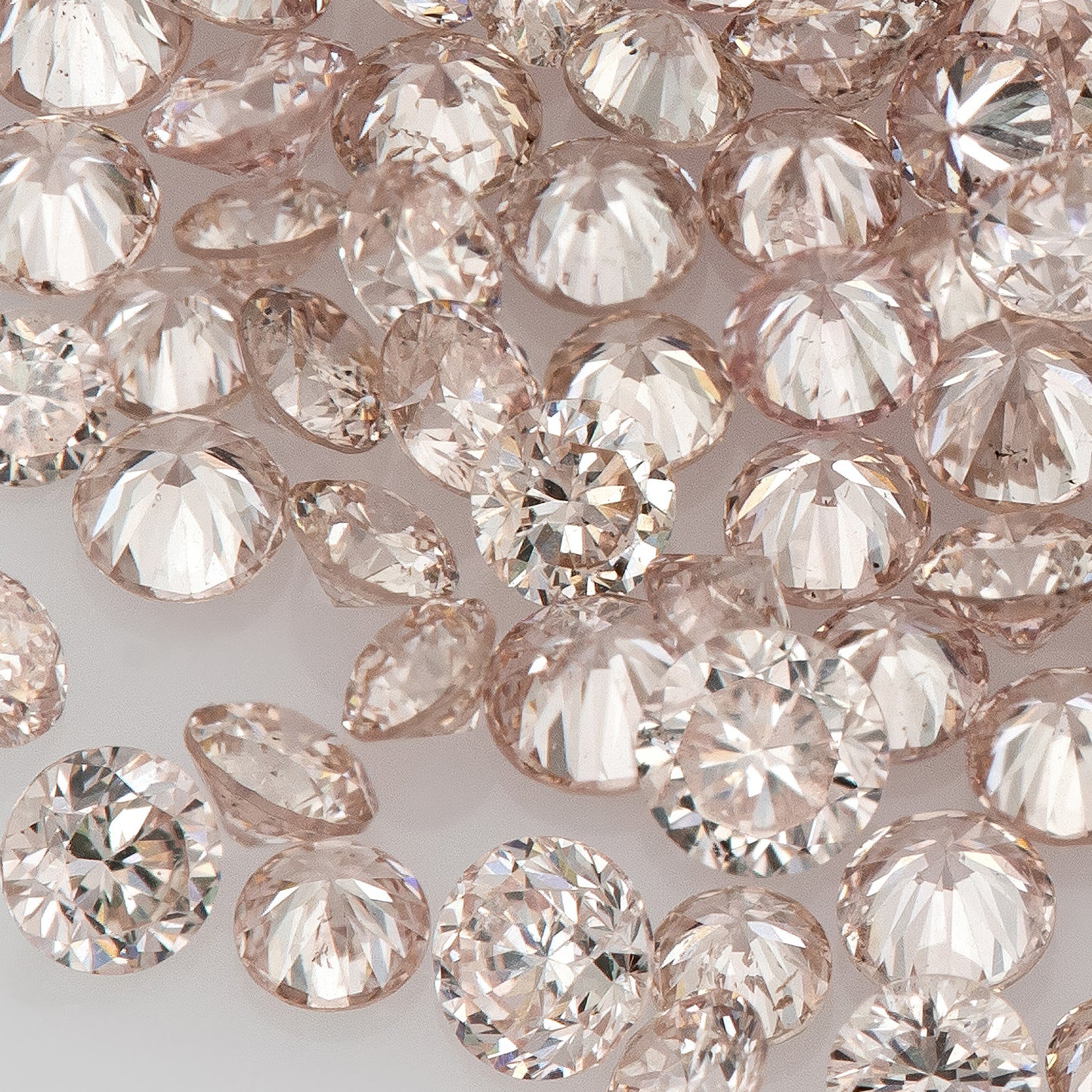 Fancy Pink Rose AA (8PR) | Argyle Pink Rose Diamonds 0.25ct | Mix Scoop | Fancy Rose Pink Natural Diamonds | Round | Australian Diamonds | Australia | Melee | Accents