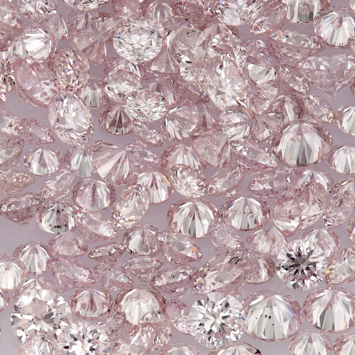 Fancy Purplish Pink 7PP | Argyle Pink Diamonds Select | Untreated Natural Pink Diamond Round | Melee | Accents | Argyle