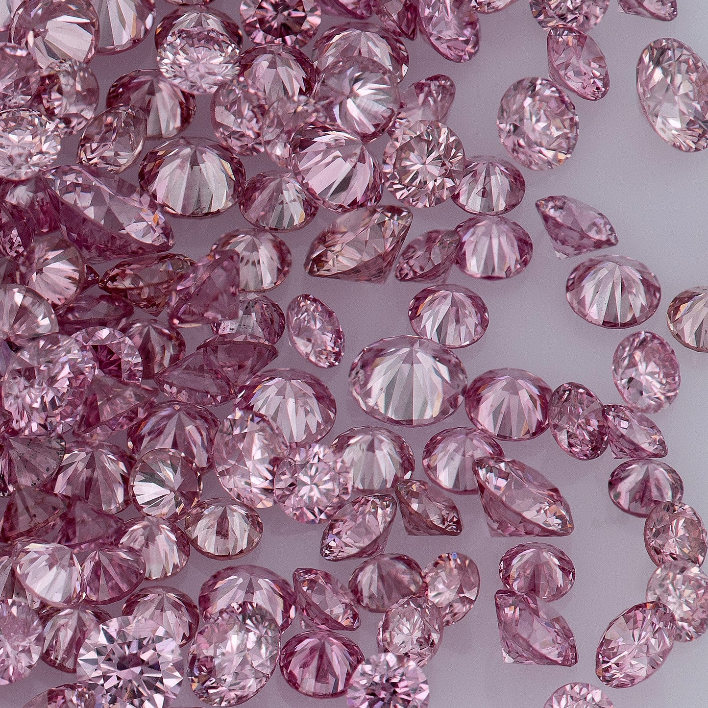 Fancy Vivid+ Purplish Pink 3/2PP AA | Argyle Vivid Purple Pink Diamonds Select | Vivid Pink Diamonds | Untreated Natural Pink Diamond Round | Melee | Accents | Argyle