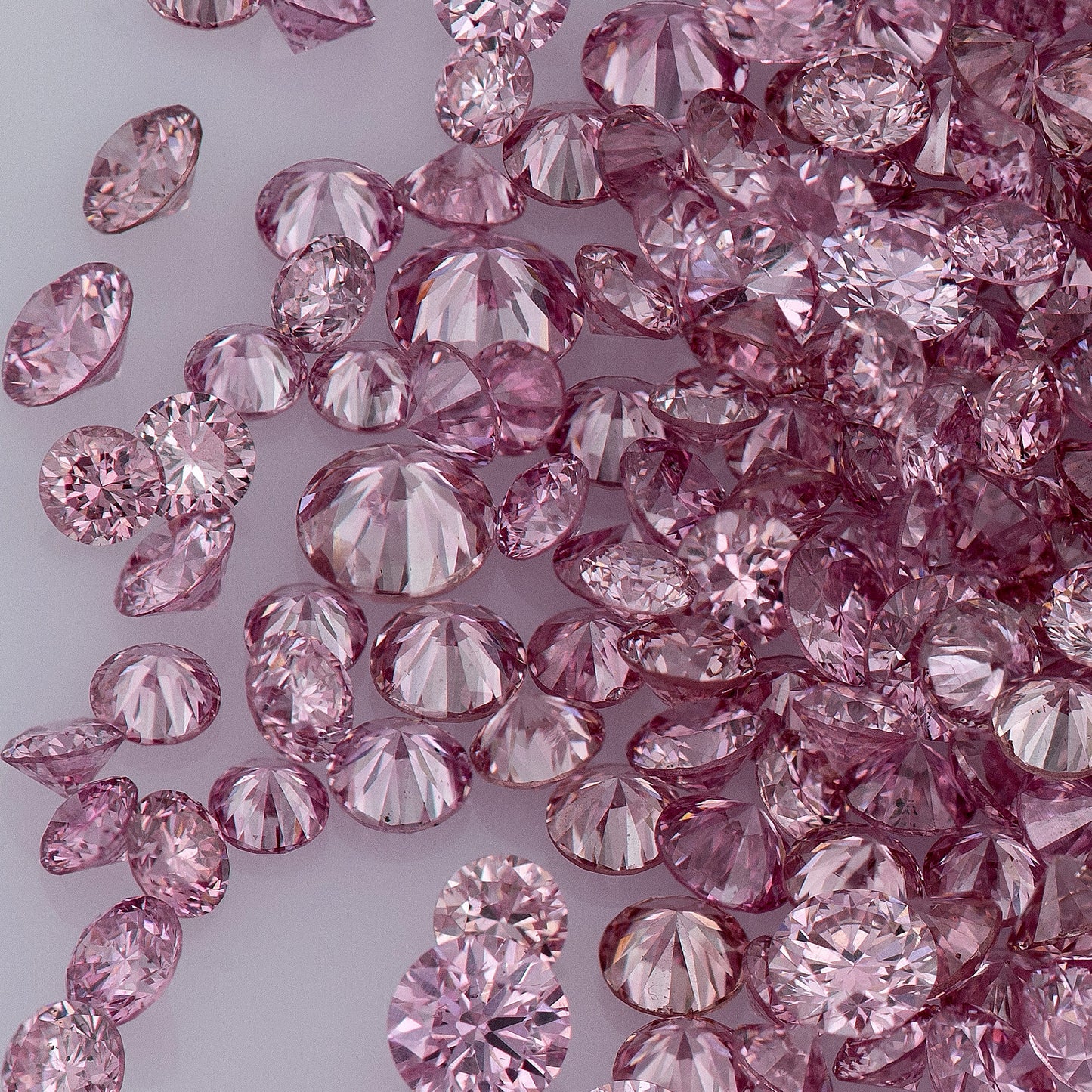Fancy Vivid+ Purplish Pink 3/2PP AA | Argyle Vivid Purple Pink Diamonds Select | Vivid Pink Diamonds | Untreated Natural Pink Diamond Round | Melee | Accents | Argyle
