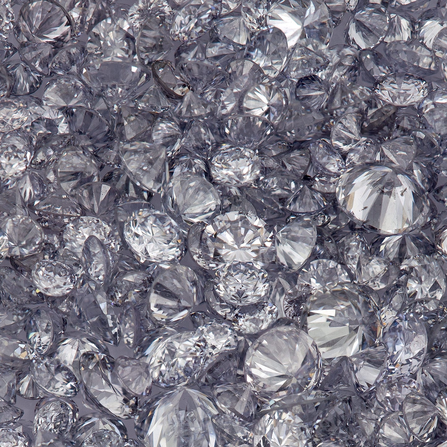 Fancy Intense Blue Violet BL2 | Argyle Violet Blue Diamonds | Select | Australian | Untreated Natural | Round Melee Accents