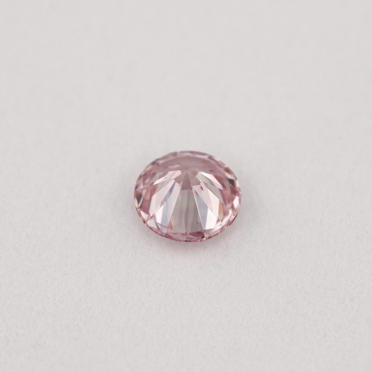 Argyle Certified 0.14ct 7P Fancy Pink Natural Argyle Pink Diamond Round Brilliant