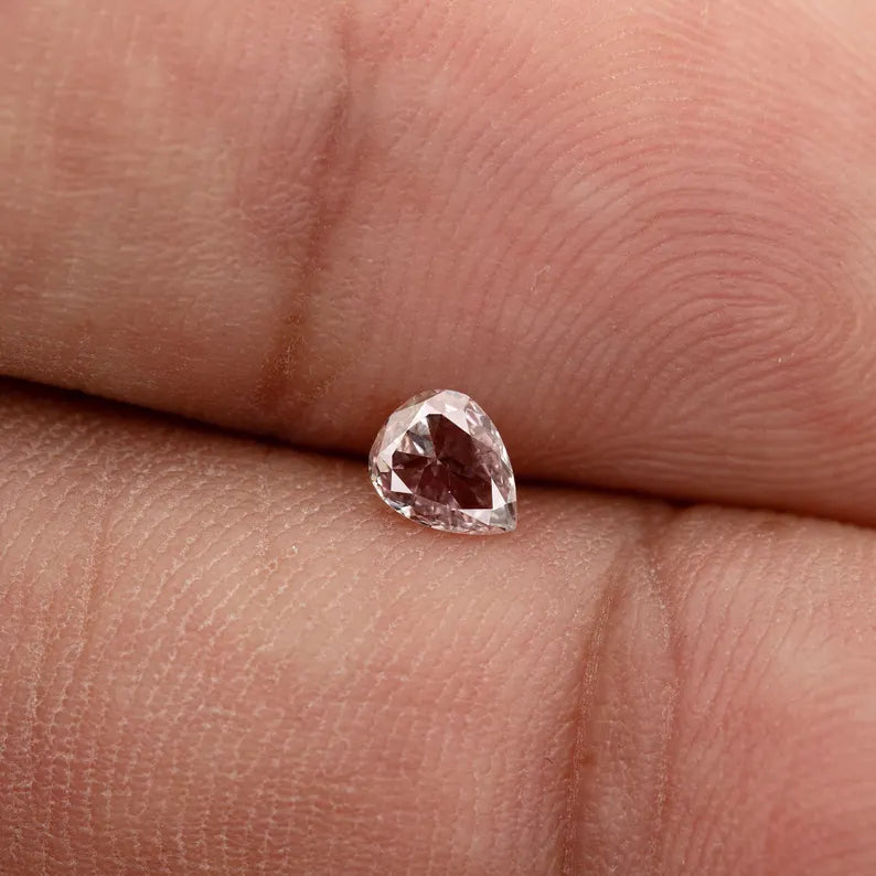 0.21ct Fancy Pink Untreated Loose Natural Pink Diamond Pear SI