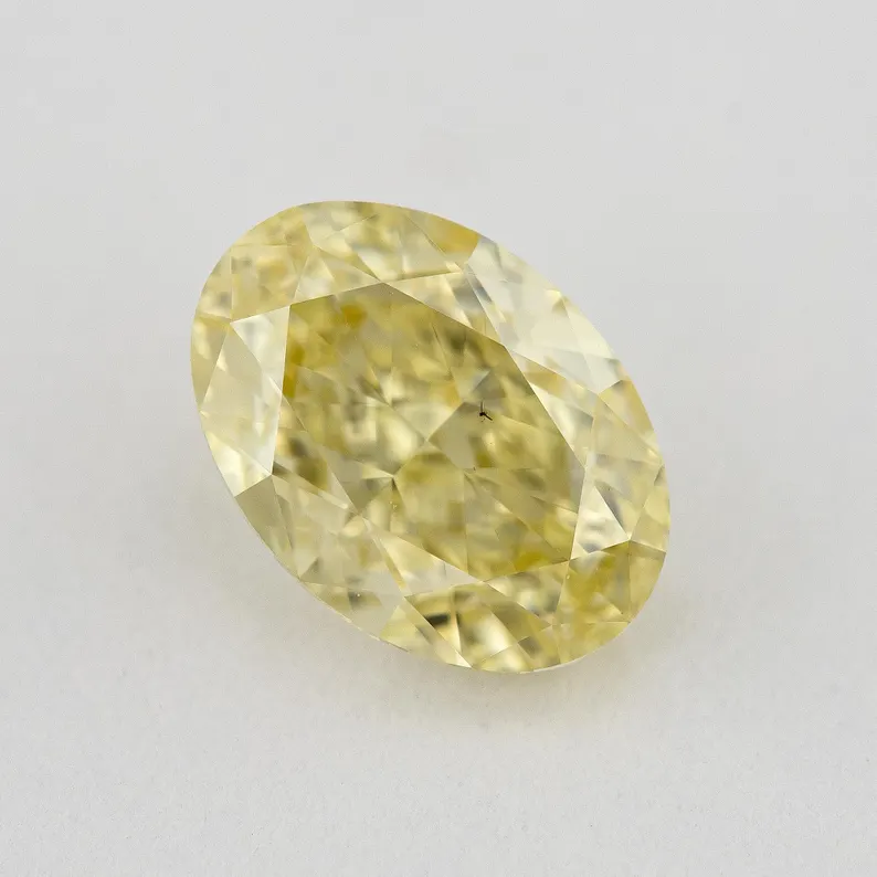 GIA Certified 1.21ct. Fancy Yellow Loose Natural Diamond Oval VS2 Untreated|Certificate|Genuine|Yellow Diamond