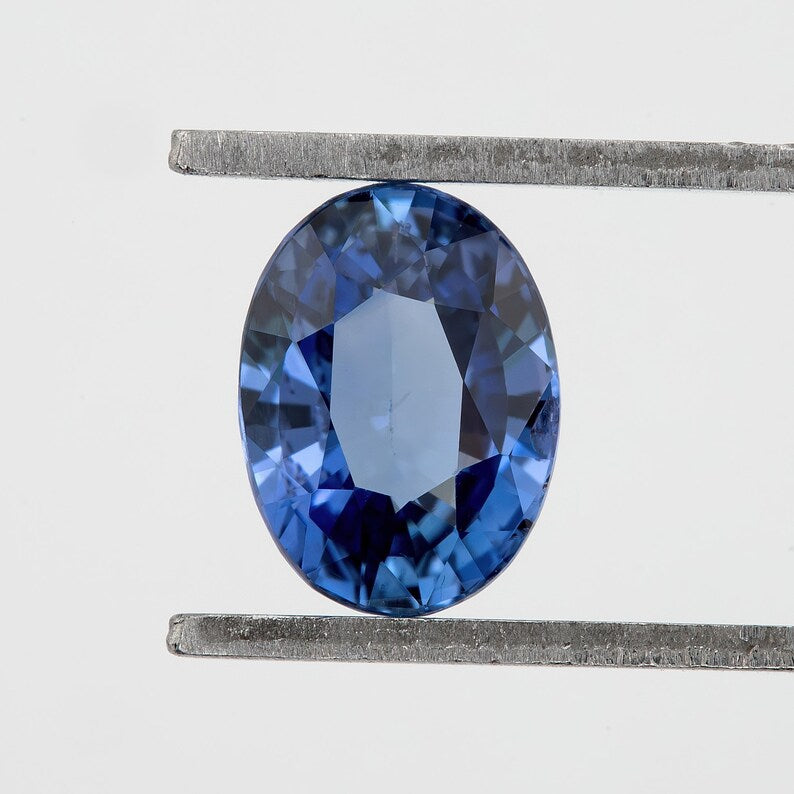 Blue | Natural Sapphire | Oval Cut | 1.02ct | Ceylon Origin | Heated Gemstone | Loose Sapphire | Gem for Ring | Jewelry Making Stone