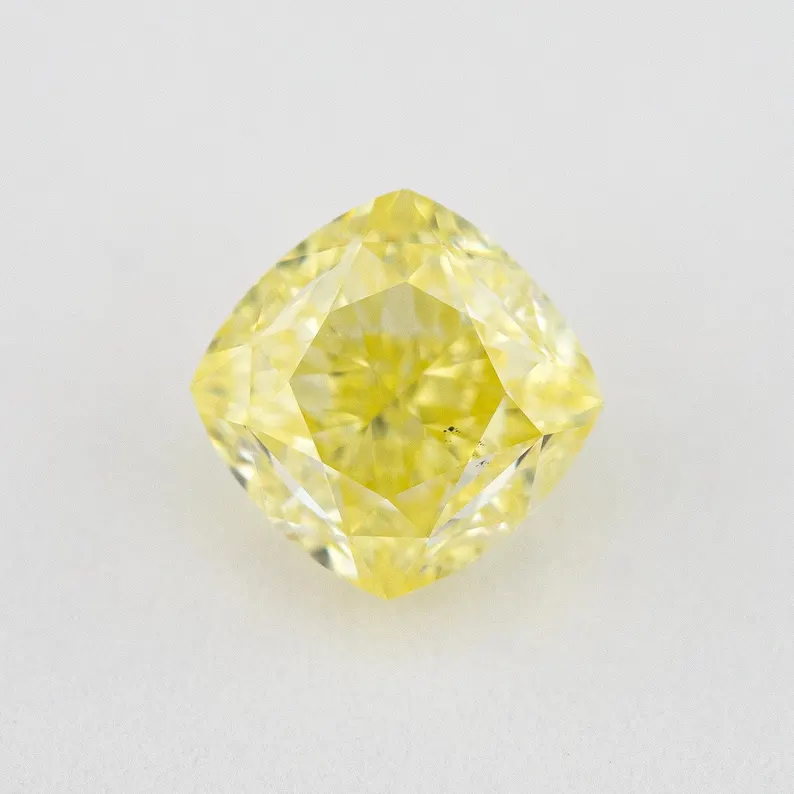 GIA Certified 1.01ct. Fancy Yellow Loose Natural Diamond Cushion SI1 Untreated|Certificate|Genuine|Yellow Diamond
