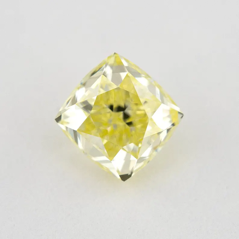 GIA Certified 1.01ct. Fancy Yellow Loose Natural Diamond Cushion VS1 Untreated|Certificate|Genuine|Yellow Diamond
