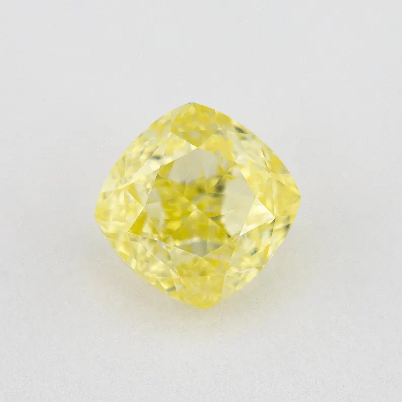 GIA Certified 1.01ct. Fancy Yellow Loose Natural Diamond Cushion VVS2 Untreated|Certificate|Genuine|Yellow Diamond