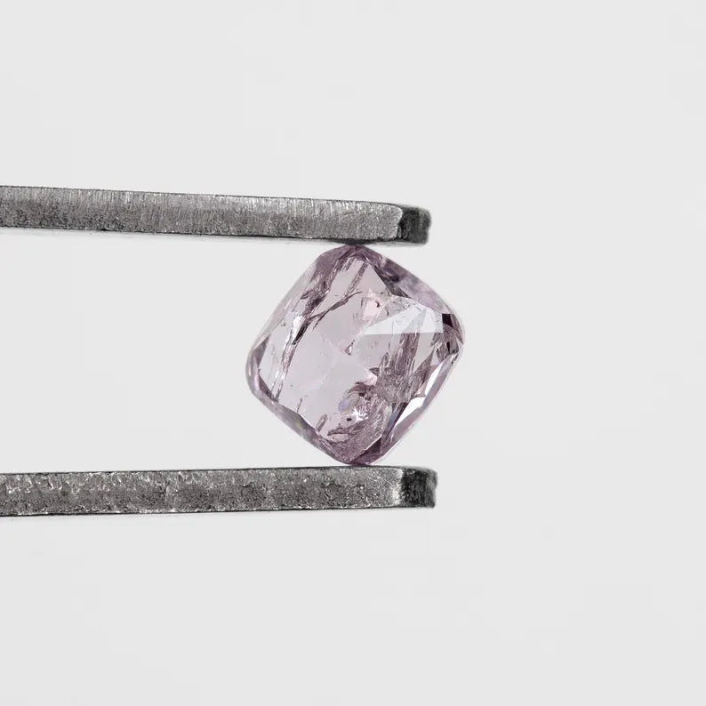 0.18ct Fancy Vivid Pink Untreated Loose Natural Pink Diamond Cushion I3