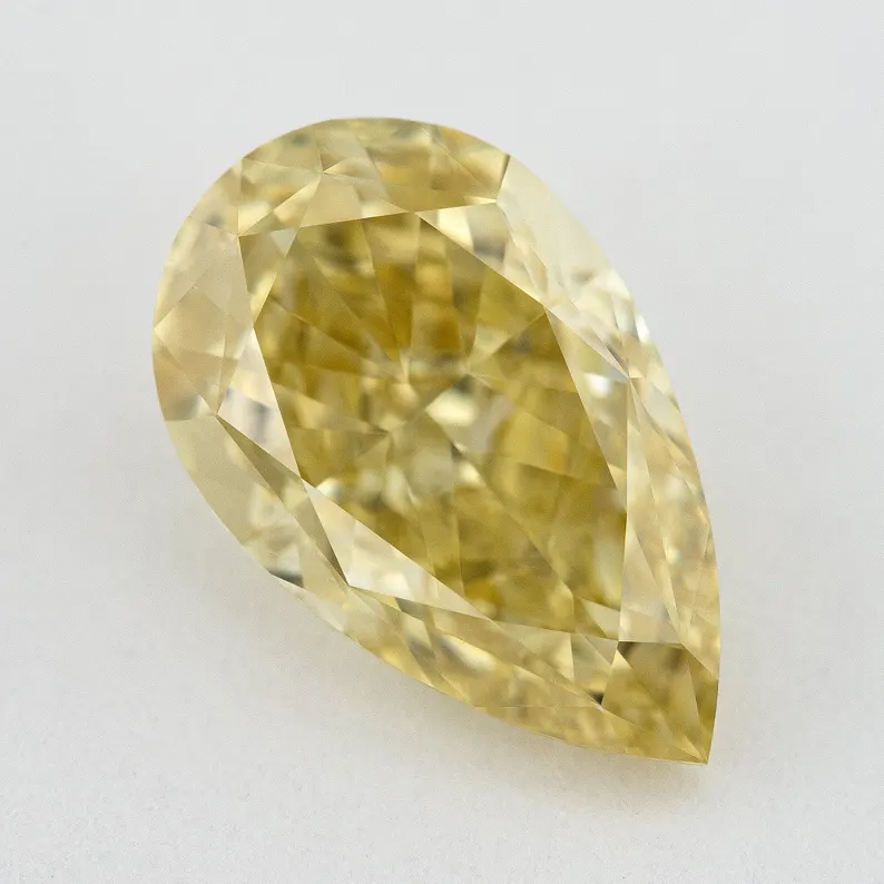 GIA Certified 2.54ct. Fancy Brownish Yellow Loose Natural Diamond Pear Drop VS1 Untreated|Certificate|Genuine|Yellow Diamond