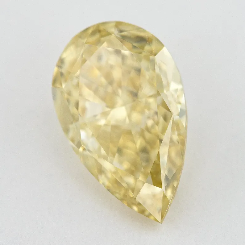GIA Certified 2.54ct. Fancy Brownish Yellow Loose Natural Diamond Pear Drop VS1 Untreated|Certificate|Genuine|Yellow Diamond