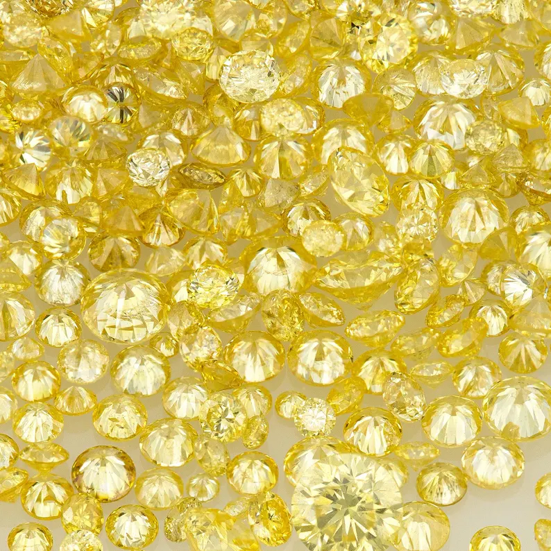 Fancy Yellow – Dark Cape Color | Natural Untreated Diamonds | Round | Melee | Accents | Cape Color Diamonds