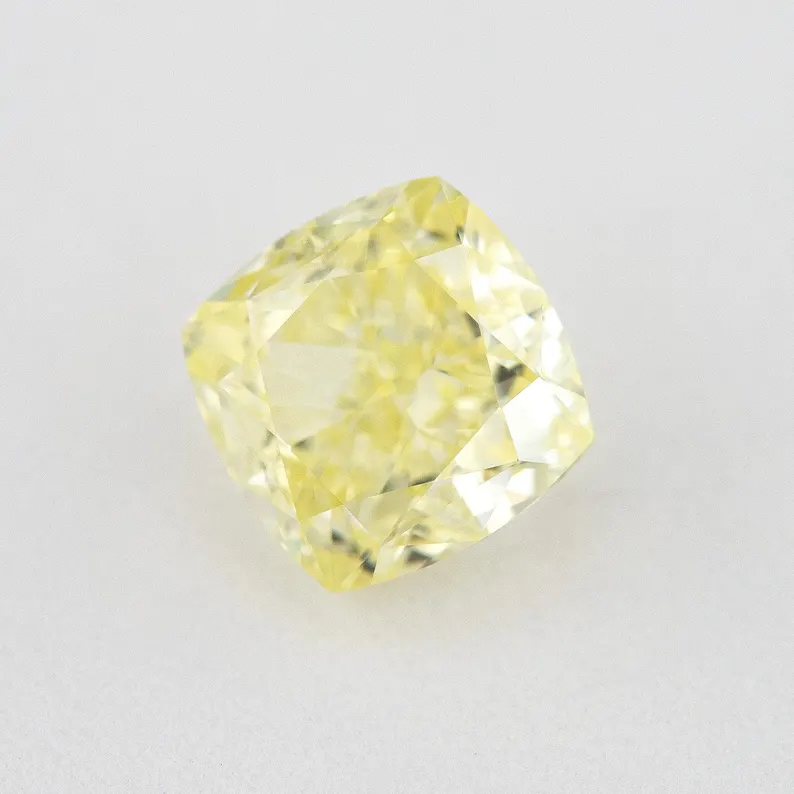 GIA Certified 1.00ct. Fancy Yellow Loose Natural Diamond Cushion VS2 Untreated|Certificate|Genuine|Yellow Diamond