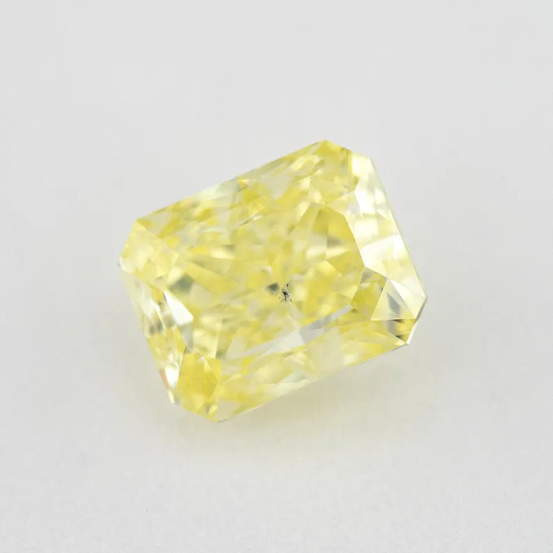 GIA Certified 1.01ct. Fancy Yellow Loose Natural Diamond Radiant Emerald SI1 Untreated|Certificate|Genuine|Yellow Diamond