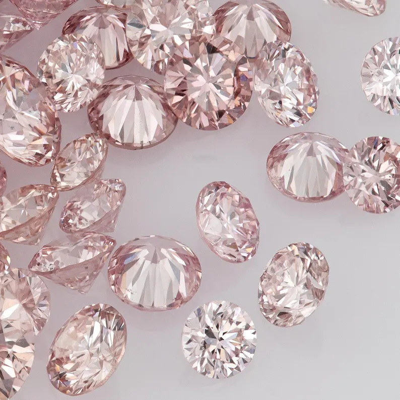 Collection Pink Diamonds 0.25ct 1.8mm to 2.2mm mix scoop Argyle Pink Diamond Untreated Natural Pink Diamonds Round|Melee|accents|Argyle