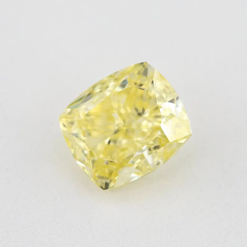 GIA Certified 1.03ct. Fancy Yellow Loose Natural Diamond Cushion VS1 Untreated|Certificate|Genuine|Yellow Diamond