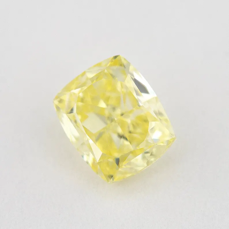GIA Certified 1.01ct. Fancy Yellow Loose Natural Diamond Cushion VS1 Untreated|Certificate|Genuine|Yellow Diamond