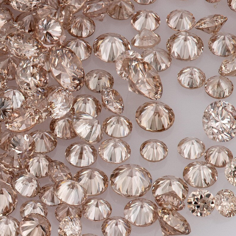 Argyle Pink Diamonds 0.25ct 0.8mm to 2.2mm mix scoop Dark Argyle Pink Diamond Untreated Natural Pink Diamonds Round|Melee|accents|Argyle