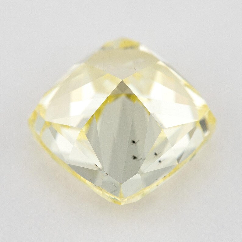 GIA Certified 3.01ct. Fancy Yellow Loose Natural Diamond Cushion SI1 Untreated|Certificate|Genuine|Yellow Diamond