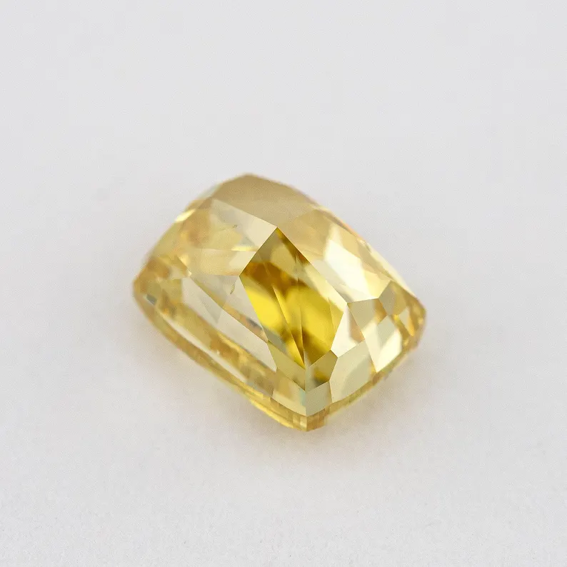 GIA Certified 1.00ct. Fancy Deep Orangy Yellow Loose Natural Diamond Cushion SI1 Untreated|Certificate|Genuine|Yellow Diamond