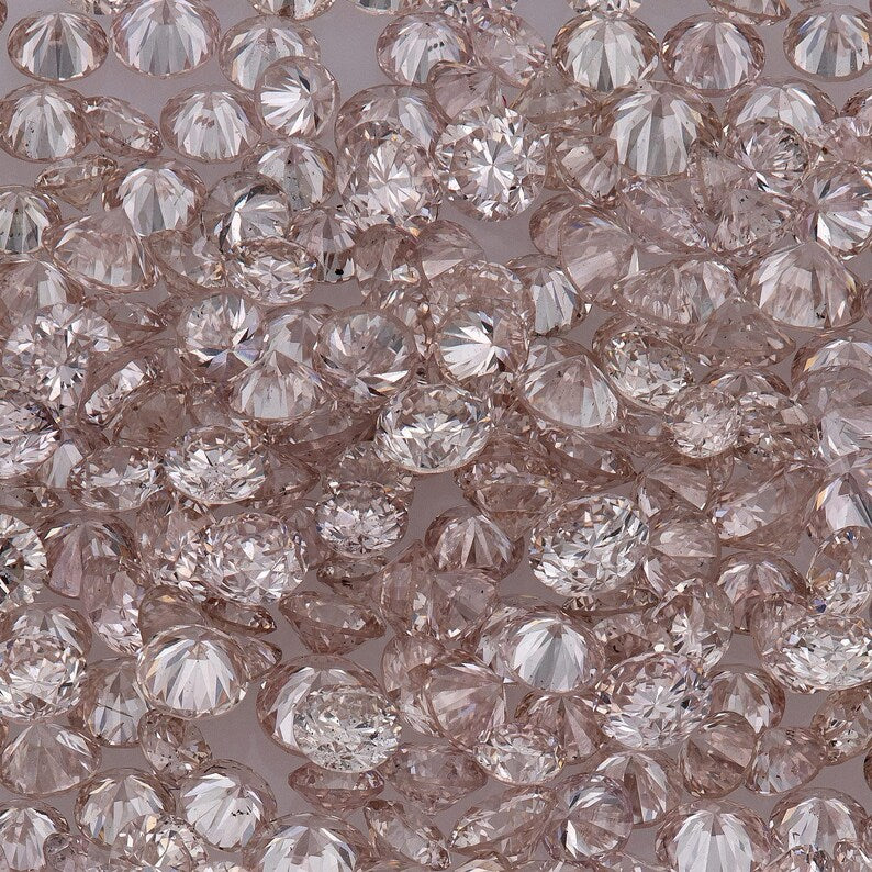 Fancy Rose Pink Argyle Diamond | Natural Round Melee Pink Diamond | Rare Australian Accent Stones | Fine Jewelry & Custom Rings