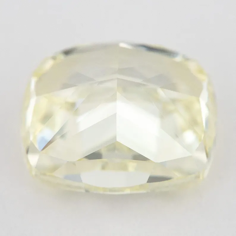 GIA Certified 4.01ct. U to V range Yellow Loose Natural Diamond Cushion VVS2 Untreated|Certificate|Genuine|Yellow Diamond