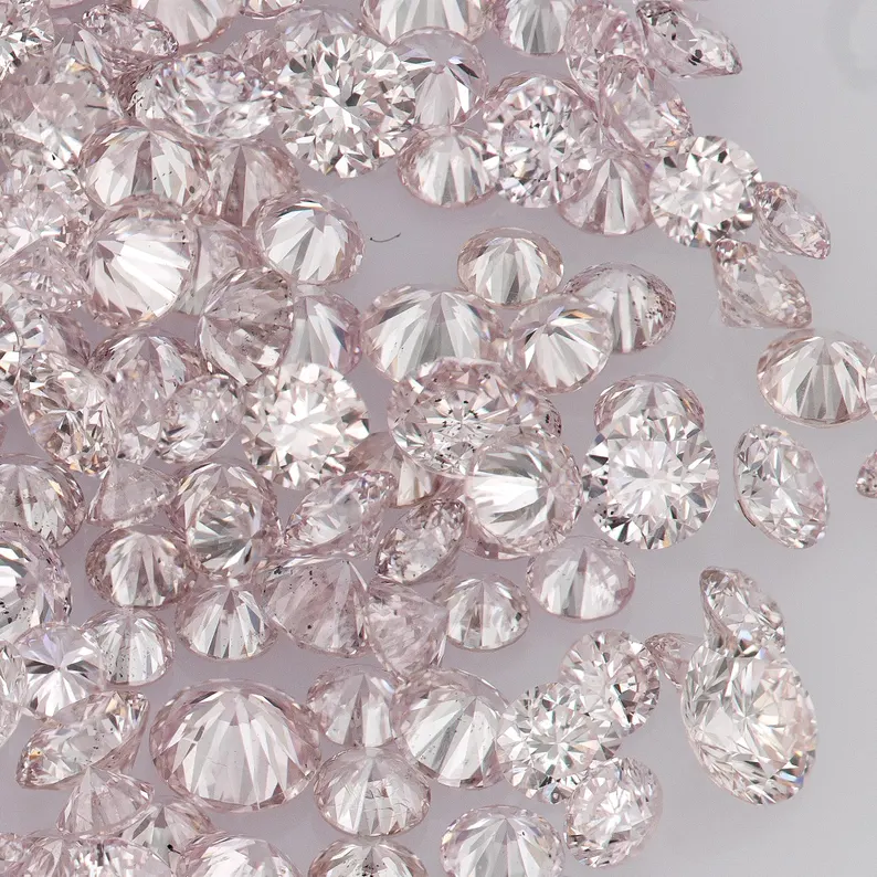 Argyle Pink Diamonds 0.25ct 0.8mm to 2.2mm mix scoop Argyle Pink Diamonds Untreated Natural Pink Diamond Round|Melee|accents|Argyle