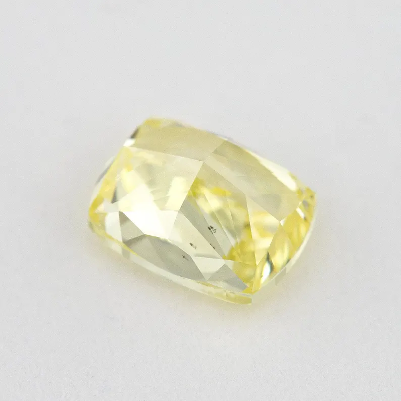 GIA Certified 1.01ct. Fancy Yellow Loose Natural Diamond Cushion VS2 Untreated|Certificate|Genuine|Yellow Diamond