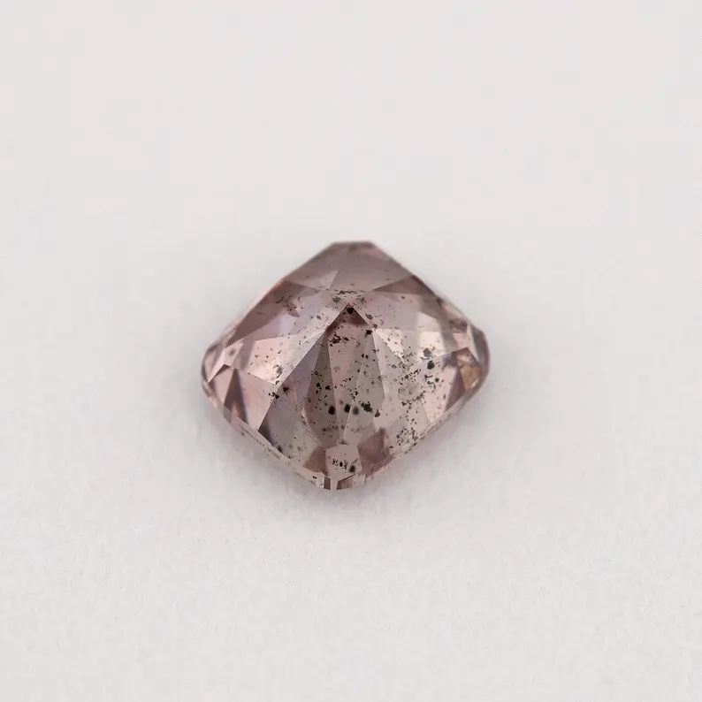 GIA Certified 0.35ct Fancy Brownish Pink Natural Argyle Pink Diamond Cushion Brilliant SI1