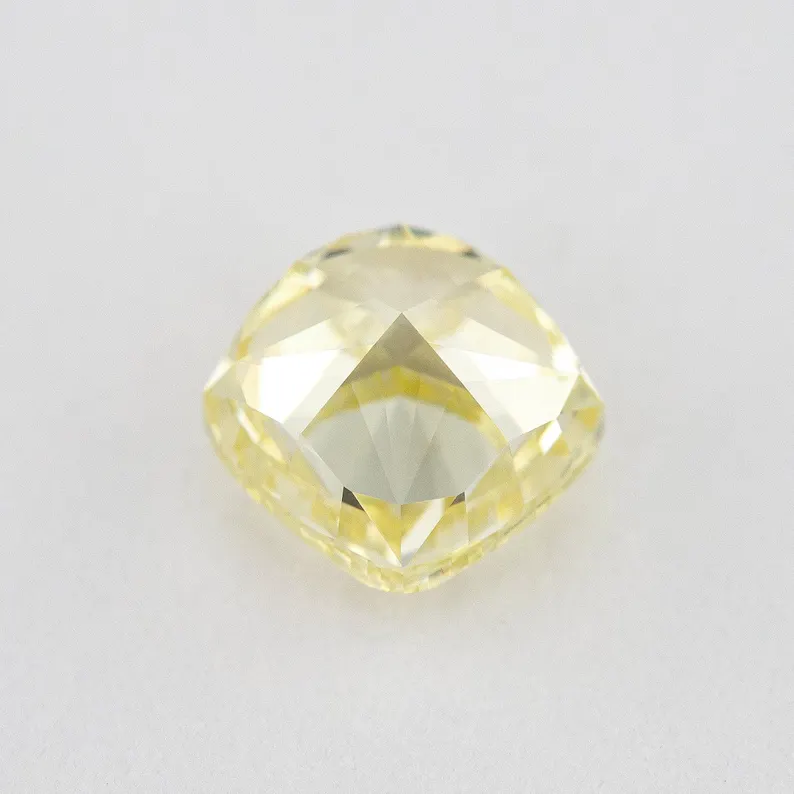 GIA Certified 1.01ct. Fancy Intense Yellow Loose Natural Diamond Cushion VS2 Untreated|Certificate|Genuine|Yellow Diamond