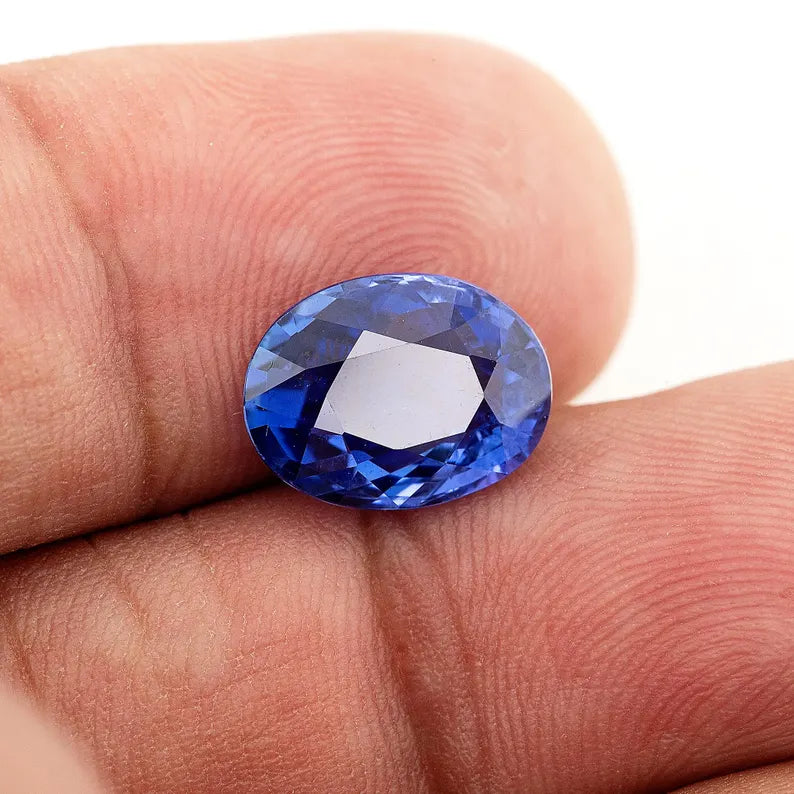 UNHEATED GRS Certified 4.30 ct. Natural Blue Sapphire Oval Ceylon Sri Lanka