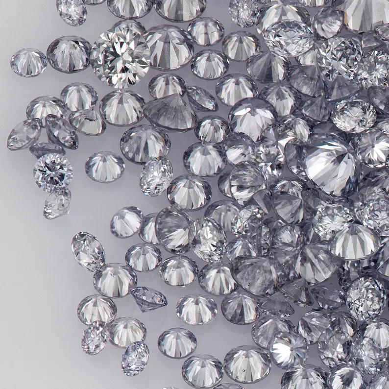 Argyle Blue Diamonds 0.25ct 0.8mm to 1.8mm scoop Deluxe Australian Blue Diamonds Untreated Natural Blue Diamonds Round|Melee|accents