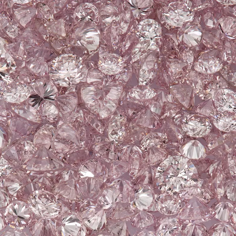 Argyle Pink Diamonds 0.25ct 0.8mm to 2.2mm mix scoop Argyle Pink Diamonds Untreated Natural Pink Diamond Round|Melee|accents|Argyle