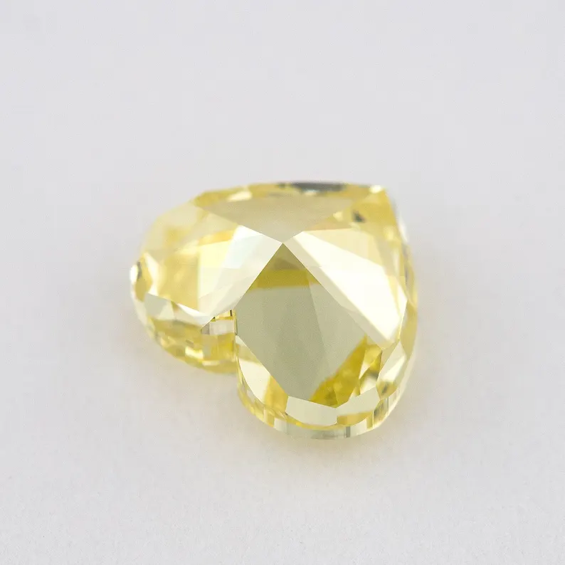 GIA Certified 1.09ct. Fancy Intense Yellow Loose Natural Diamond Heart VS2 Untreated|Certificate|Genuine|Yellow Diamond