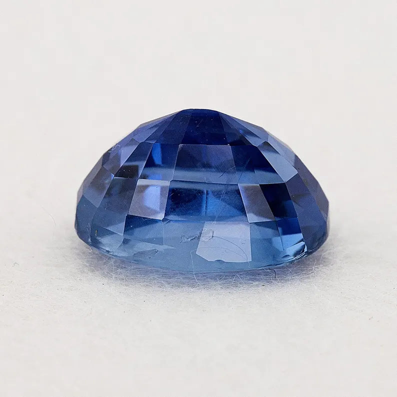 UNHEATED GRS Certified 5.67 ct. Natural Blue Sapphire Oval Ceylon Sri Lanka