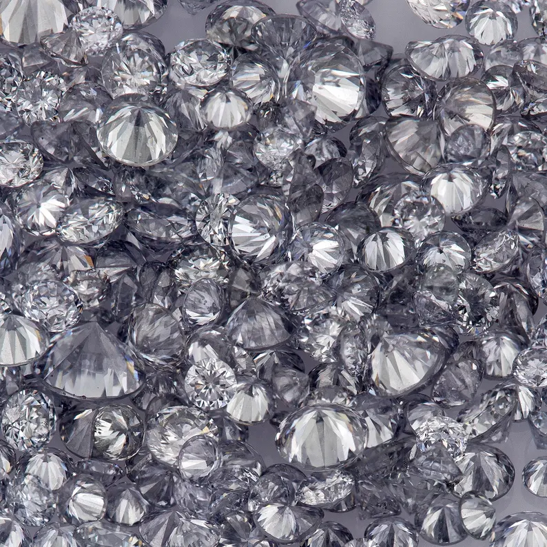 Fancy Vivid Blue Violet BL2/3 | Argyle Blue Diamonds | Select | Deluxe Australian | Untreated Natural | Round Melee Accents