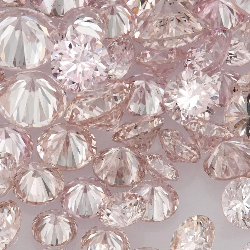 Selection Pink Diamonds 0.25ct 1.8mm to 2.2mm mix scoop Argyle Pink Diamond Untreated Natural Pink Diamonds Round|Melee|accents|Argyle