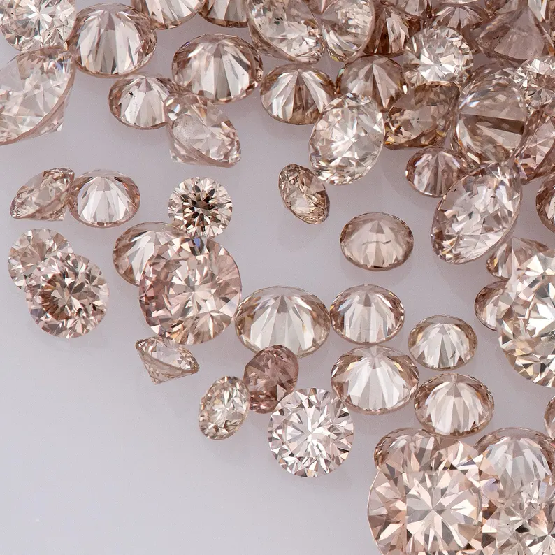 Argyle Pink Diamonds 0.25ct 0.8mm to 2.2mm mix scoop Dark Argyle Pink Diamond Untreated Natural Pink Diamonds Round|Melee|accents|Argyle