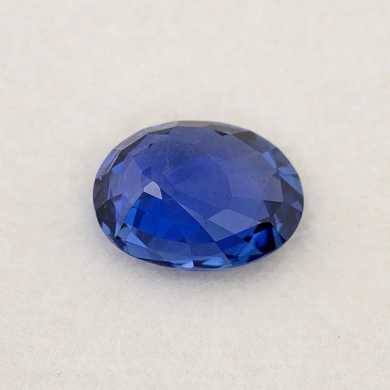 UNHEATED GRS Certified 4.30 ct. Natural Blue Sapphire Oval Ceylon Sri Lanka