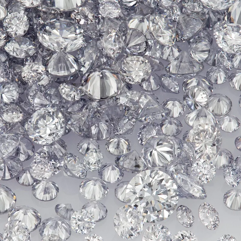 Argyle Blue Diamonds 0.25ct 0.8mm to 2.2mm mix scoop Selection Australian Blue Diamonds Untreated Natural Blue Diamonds Round|Melee|accents