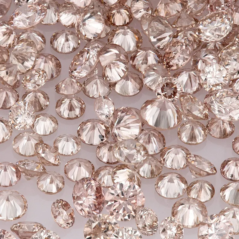 Argyle Pink Diamonds 0.25ct 0.8mm to 2.2mm mix scoop Dark Argyle Pink Diamond Untreated Natural Pink Diamonds Round|Melee|accents|Argyle