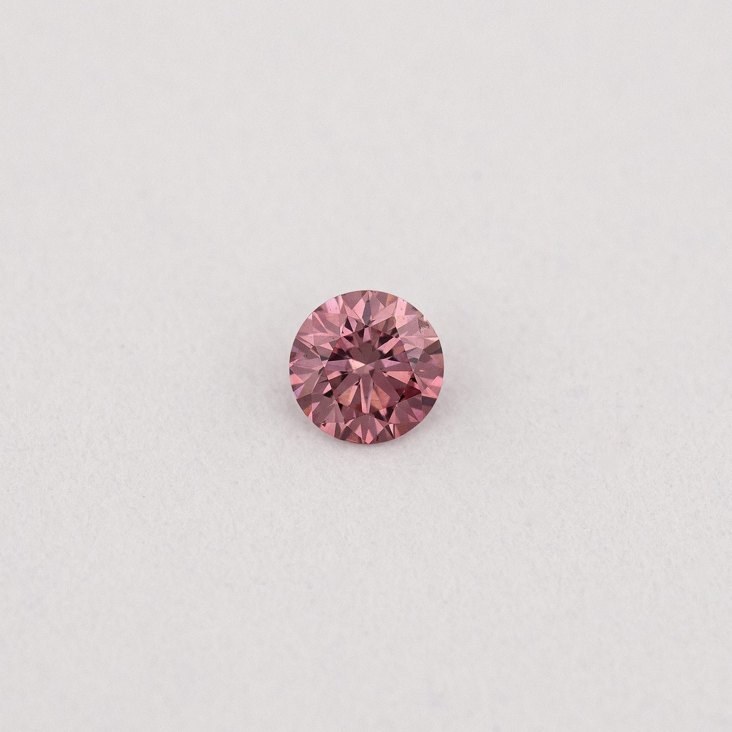 GIA Certified 0.05ct Fancy Intense Pink Natural Argyle Pink Diamond Round Brilliant VS1