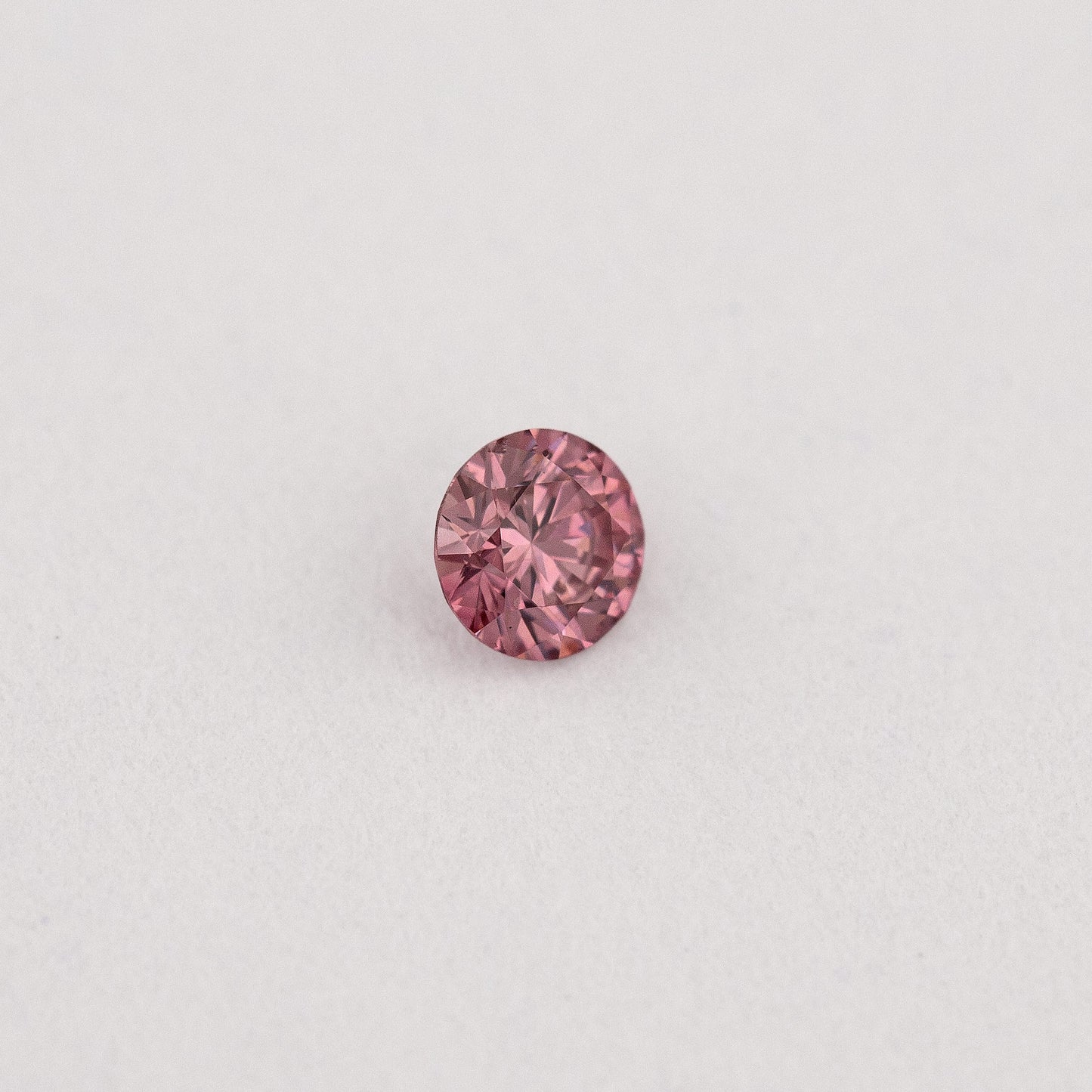 GIA Certified 0.05ct Fancy Intense Pink Natural Argyle Pink Diamond Round Brilliant VS1