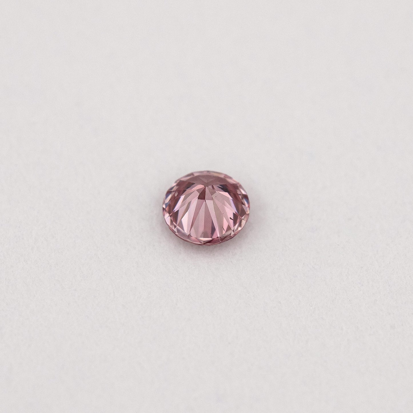 GIA Certified 0.05ct Fancy Intense Pink Natural Argyle Pink Diamond Round Brilliant VS1