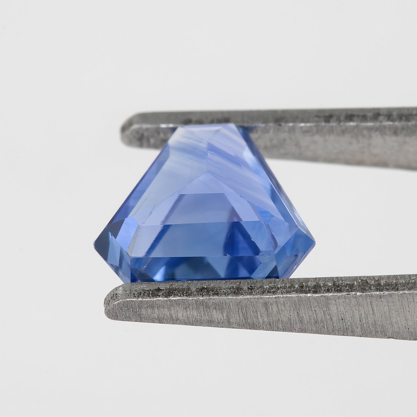 Light Cornflower Blue 1.06 Ct Sapphire | Unheated Geometric Fancy Cut | Natural Sapphire for Bold Rings & Designer Fine Jewelry