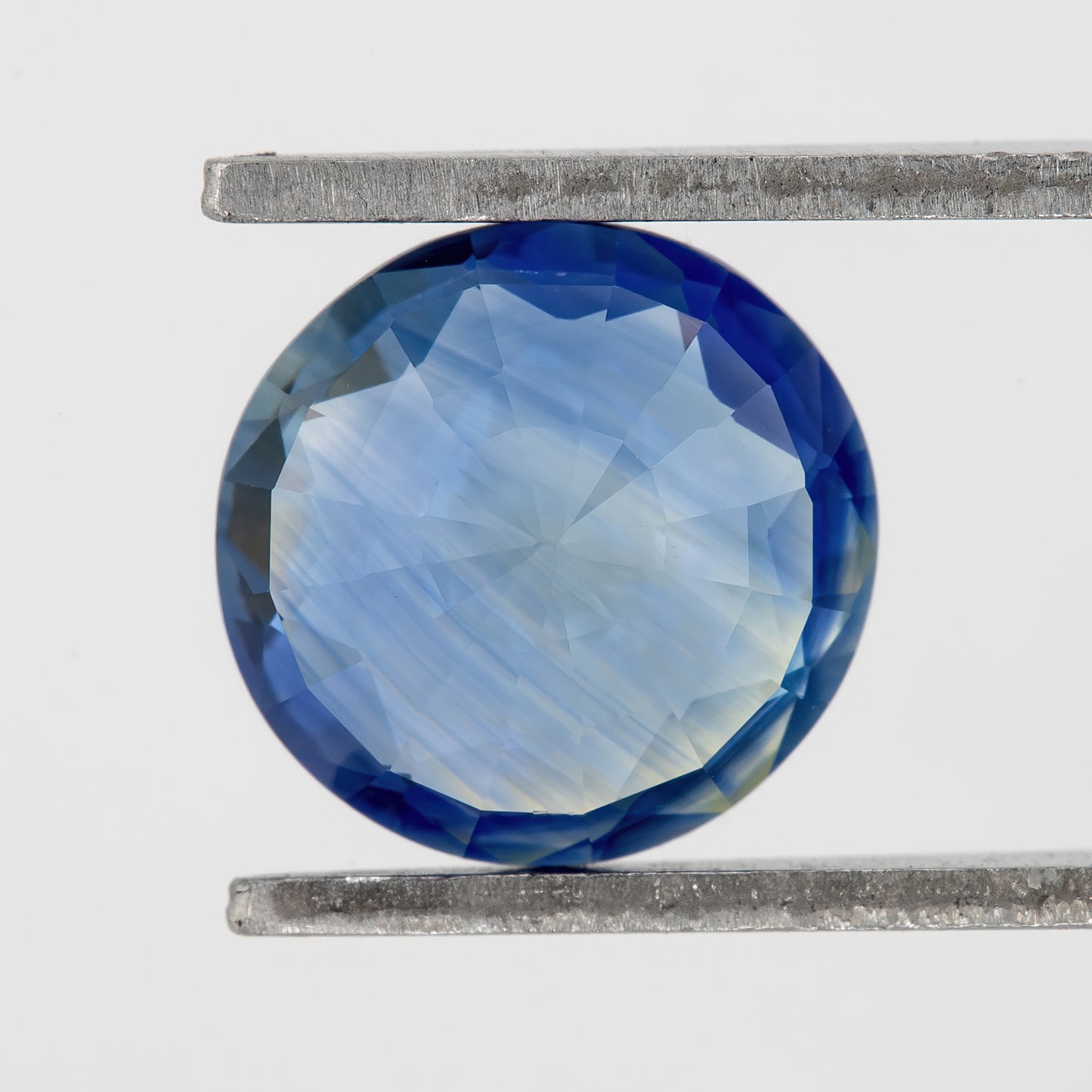 Bicolor – Blue & Yellow | Natural Sapphire 1.56 Ct | Round Cut Heated Gemstone | Eye Clean Loose Ceylon Stone for Fine Jewelry Design