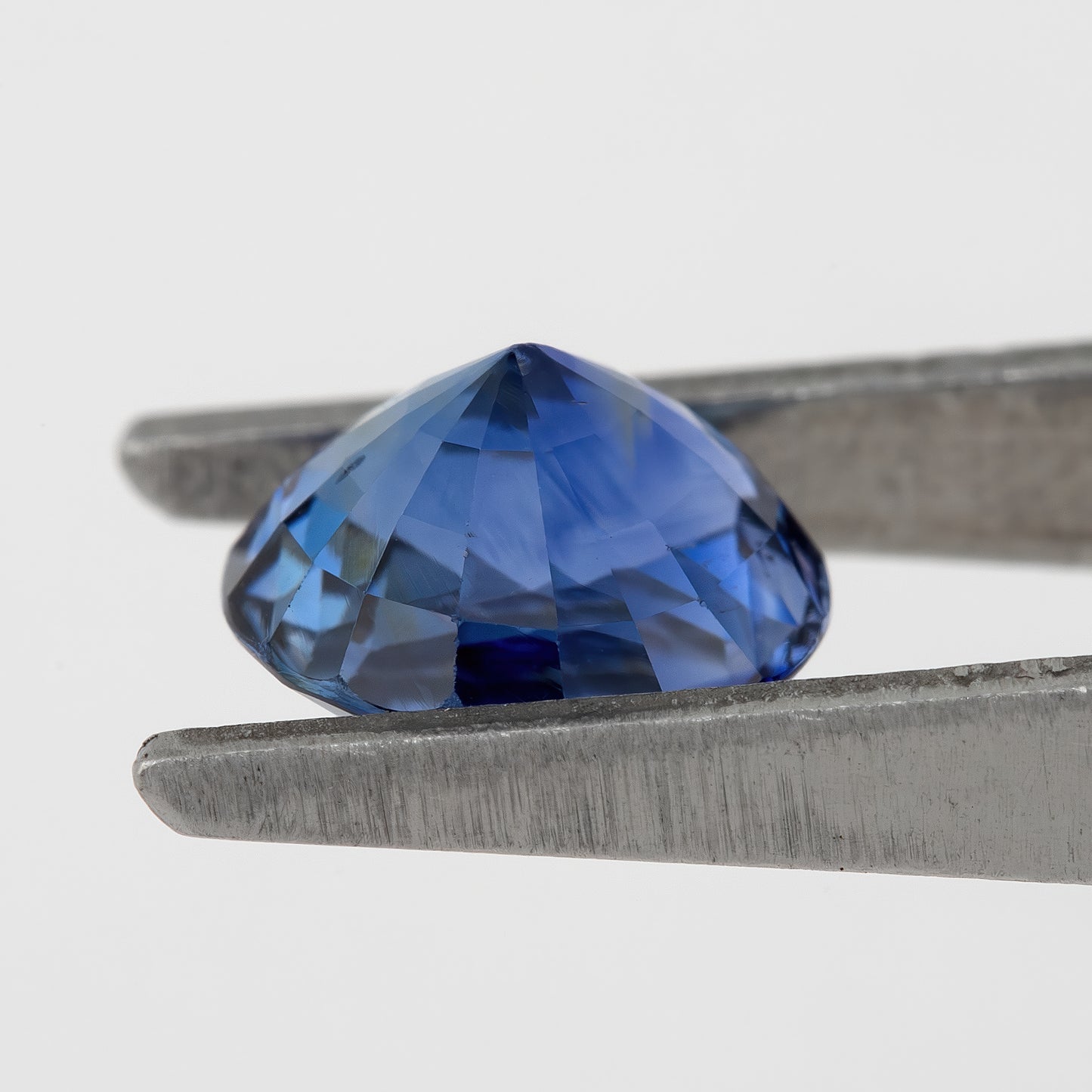 Bicolor – Blue | Natural Sapphire 1.54 Ct | Round Cut Ceylon Loose Gemstone | Heated Eye Clean Sapphire for Fine Jewelry Making