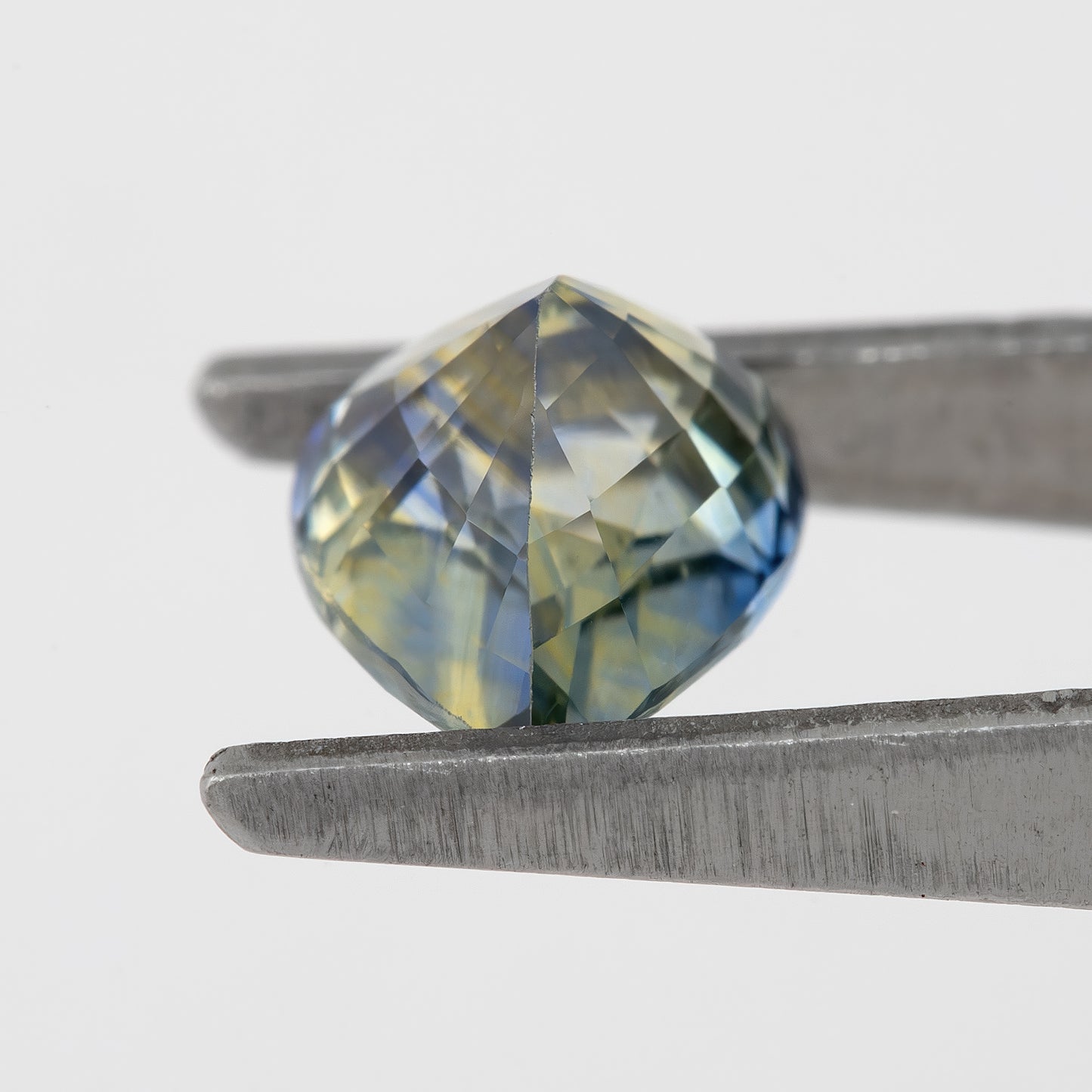 Bicolor – Blue & Yellow Sapphire 1.41 Ct | Pear Cut Heated Ceylon Gem | Eye Clean Loose Natural Stone for Fine Jewelry or Ring Design