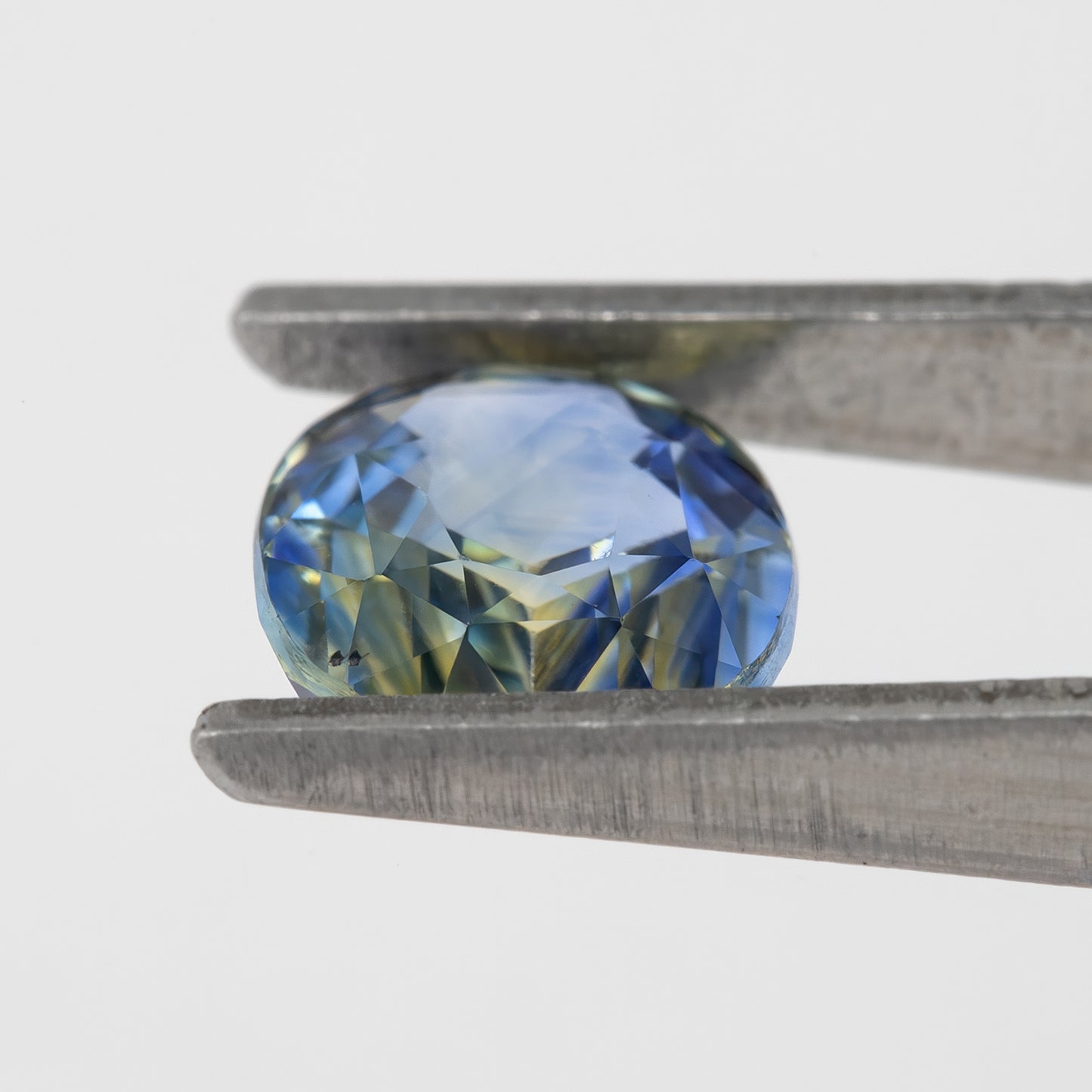 Bicolor – Blue & Yellow Sapphire 1.58 Ct | Oval Cut Untreated Ceylon Gemstone | Eye Clean Loose Stone for Fine Jewelry or Ring Design